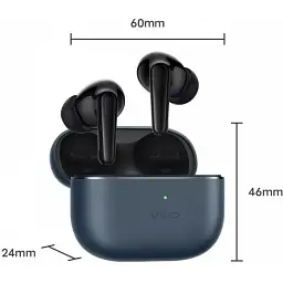 Навушники TWS Vivo TWS 4 Blue - мініатюра 3