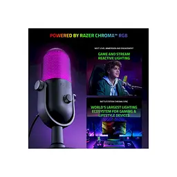 Мікрофон Razer Seiren V3 Chroma White (RZ19-05060200-R3M1) - мініатюра 3
