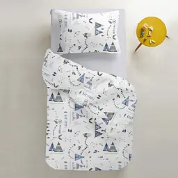 Набір простирадл на резинці Cosas набір Grey/White 60х120х12 см (SetSheet_Grey_White_120x60) - мініатюра 11