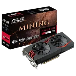 Відеокарта AMD Radeon RX 470 4GB Asus Expedition Mining DVI (MINING-RX470-4G) Б/В