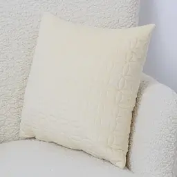 Наволочка декоративна ТЕП Velour Мозаїка 45х45 см бежевий (2-05175_36291) - мініатюра 2