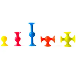 Конструктор Fat Brain Toys Mini Squigz з присосок 75 шт. (F107ML) - мініатюра 2