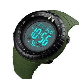 Чоловічий наручний годинник Skmei 1420 Зелений - мініатюра 3