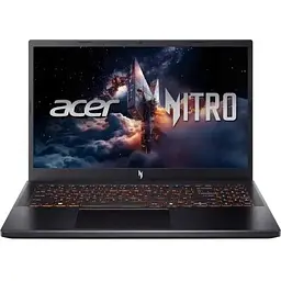 Ноутбук 15" Acer Nitro V 15 ANV15-41 (NH.QZ8EU.00G), чорний, 15.6" (1920x1080, IPS, 165Hz), Intel Core i5-13420H (8x2.1-4.6GHz),
