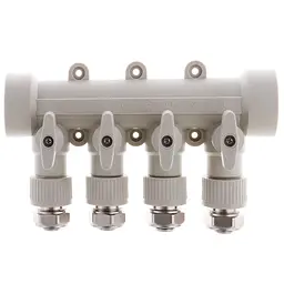 Колектор розподільний Koer 4-way з фітингом (40x20) PPR K0192.Pro KP2557 - мініатюра 2