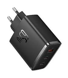 Мережевий зарядний пристрій Baseus Cube Pro Fast Charger 2C+U 65 W EU Cluster P10152301113-00 Чорний