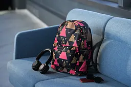 Міський рюкзак для навчання та повсякденного використання 2E TeensPack Triangles Black - мініатюра 9