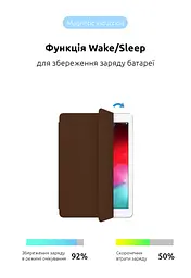Чехол-книжка для планшета Apple iPad mini 6 (2021)/mini (2024), Original Smart Case, coffee, 8.3 , подставка на планшет, искусственная кожа, микрофибра, магнитная крышка с автоотключением экрана, ArmorStandart (ARM60731) - мініатюра 4