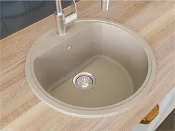 Кухонна мийка Miraggio MALIBU sand (0000029) Граніт, Врізна, Пісочний - мініатюра 6