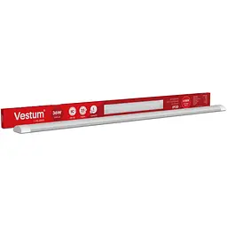 Світлодіодний лінійний світильник Vestum 1.2 м 36W 6500K 220V IP20 1-VS-6002 - мініатюра 2