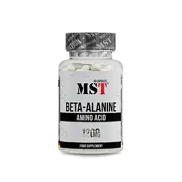Бета-аланін MST Nutrition Beta-Alanine, 60 капсул для підтримки м'язів