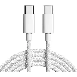 Кабель PD 240W USB-C на USB-C (2m) Woven для Apple (OEM) white