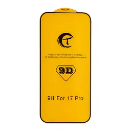 Захисне скло Tempered 5D iPhone 17 Pro/18 Pro Black