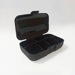 Таблетниця Optimum Nutrition Pill Box, Black/Gold - мініатюра 2
