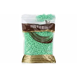 Гарячий плівковий віск у гранулах Hard Wax Beans Mint Green 1000 г — професійний віск для депіляції без смужок