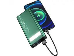 Зовнішній акумулятор (Power Bank) Gelius Lightstone GP-PB300 30000mAh Green - мініатюра 2