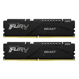 Оперативна пам'ять Kingston FURY 64GB (2x32GB) DDR5 5600MHz Beast Black EXPO (KF556C36BBEK2-64)