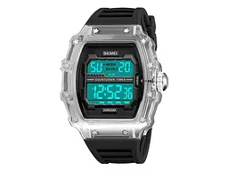 Чоловічий наручний годинник 2296WTBK White-Black Skmei acs0030040 - мініатюра 3