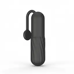 Віброкулька з хвостиком 10 режимів USB 8,4 см Чорний K0600-1