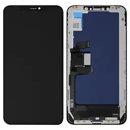 Дисплей для iPhone XS Max, чорний, з рамкою, , (TFT), JK