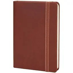 Книга записна Optima Vivella А6 128 аркушів лінія коричневий (O20390-07)