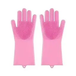 Силіконові рукавички Better Glove універсальні з ворсинками-щітками