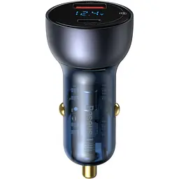 Автомобільний зарядний пристрій Baseus Particular PPS 1USB + Type-C 65W + Cable Type-C/Type-C 1m TZCCKX-0G - мініатюра 4