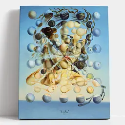 Інтер'єрна картина Галатея зі сферами, Сальвадор Далі, Salvador Dalí, Galatea of the Spheres, інтер'єрний декор, 80×60 см (id6995)