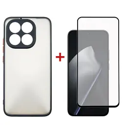 Чохол до мобільного телефона Dengos Matte Cover + Glass Xiaomi 15T Black (DG-KM-199) - мініатюра 1