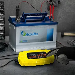 Зарядний пристрій для автомобільного акумулятора портативний Trotec PBCS 2A, 12V, 4-60Ah (4675000001) - мініатюра 9