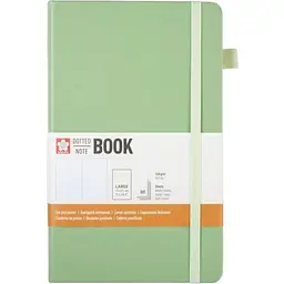 Блокнот для графіки та каліграфії Sakura Doted А5 у крапку (13х21см) 140г/м2 80л Pale Patina