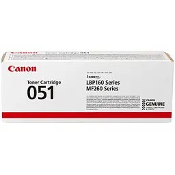 Картридж Canon 051 Black 1.7K (2168C002) - мініатюра 3