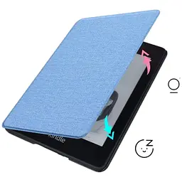 Чохол-книжка BeCover Smart Case для Amazon Kindle Paperwhite 12th Gen. 2024 7" Light Blue (712847) - мініатюра 4