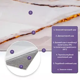 Самоклеюча стінова PET плитка 600x300x2mm (D) SW-000002332 - мініатюра 2