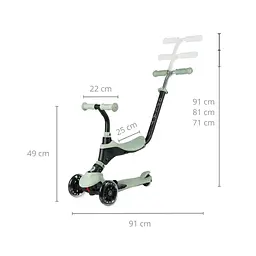 Самокат триколісний дитячий 5 в 1 Sema Pro Green (ST-004SemaProGeeen) - мініатюра 7