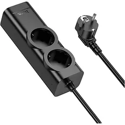 Мережевий фільтр Hoco NS10 Wisdom Black (638500) [154063] - мініатюра 2