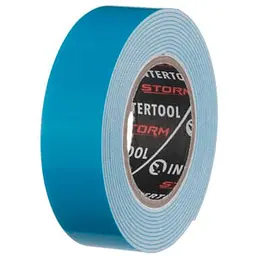 Скотч двосторонній універсальний Intertool 19 мм x 2 м спінена Prof Fix Storm
