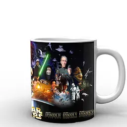 Кухоль GeekLand Зіркові війни Star Wars Герої 6 епізодів SW.002.62 330 мл білий - мініатюра 3
