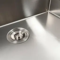 Кухонна мийка Platinum Handmade 70x50 нержавійка (сифон круглий, 3,0/0,8), Нержавіюча сталь - мініатюра 5