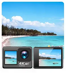Екшн камера V8 Full HD 4K Wi-Fi з пультом дистанційного керування і водонепроникним боксом - мініатюра 3