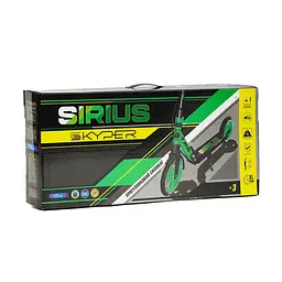 Самокат Skyper 88-98х53х10.5 см Салатово-чорний 000248274 - мініатюра 3