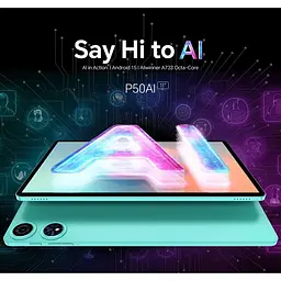 Планшет Teclast P50AI 11" 6ГБ, 128ГБ, 7000мАгод, Android, блакитний - мініатюра 2