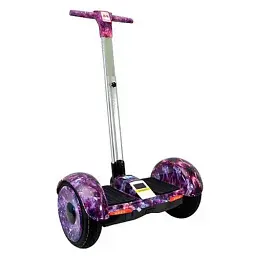 Гіроскутер-сігвей із ручкою Smart Balance A8 Premium 10.5" Фіолетовий Космос