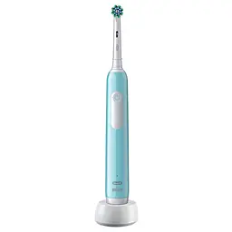 Зубна електрощітка Braun Oral-B Pro1 D305.513.3 CrossAction Caribbean Blue - мініатюра 2