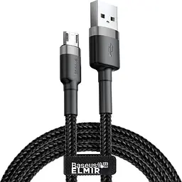 Кабель Baseus cafule Cable USB to Micro 2A 3m Gray + Black