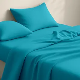 Простирадло Cosas на резинці фланель 80х200 arctic, блакить (Flannel_43Arctic_80x200x20) - мініатюра 5