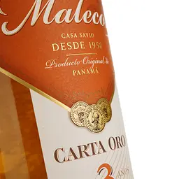 Ром Malecon Carta Oro 3 yo 40% 1 л - мініатюра 3