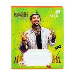 Зошит Kite Magic Brothers, 12 аркушів, клітинка (MB26-232), в асортименті - мініатюра 5