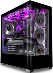 Комп'ютерний корпус KEDIERS P4 ATX Mid Tower з 4 вентиляторами