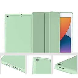 Чохол-книжка BeCover Tri Fold Soft TPU Silicone для Apple iPad Air 4 10.9 2020/2021 Green (706871) - мініатюра 4